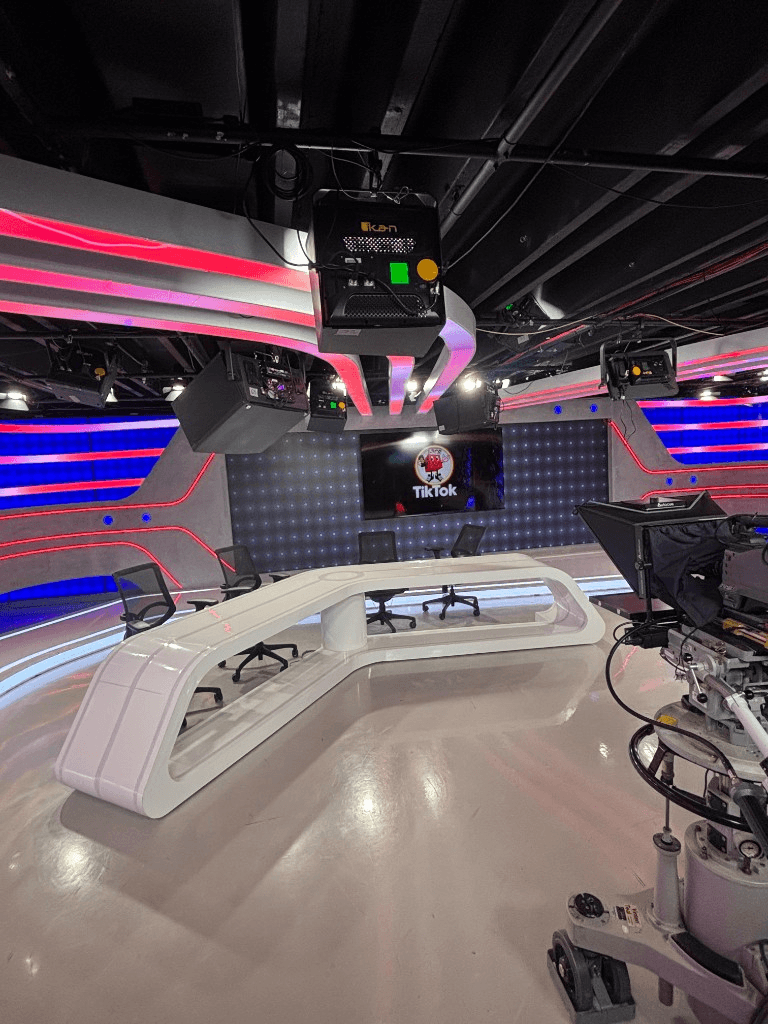 A view into the shared Miami production studio
